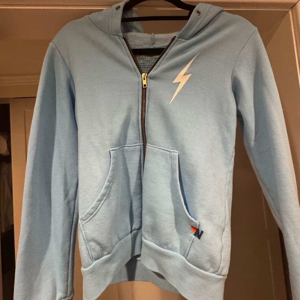 Aviator Nation Light Blue Hoodie